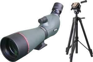 Zestaw FOCUS VIEWMASTER ED 20-60X80 i statyw Velbon Videomate 638